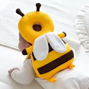 리틀클라우드 유아용 머리쿵 방지 머리 보호대 쿠션, 1개, 꿀벌